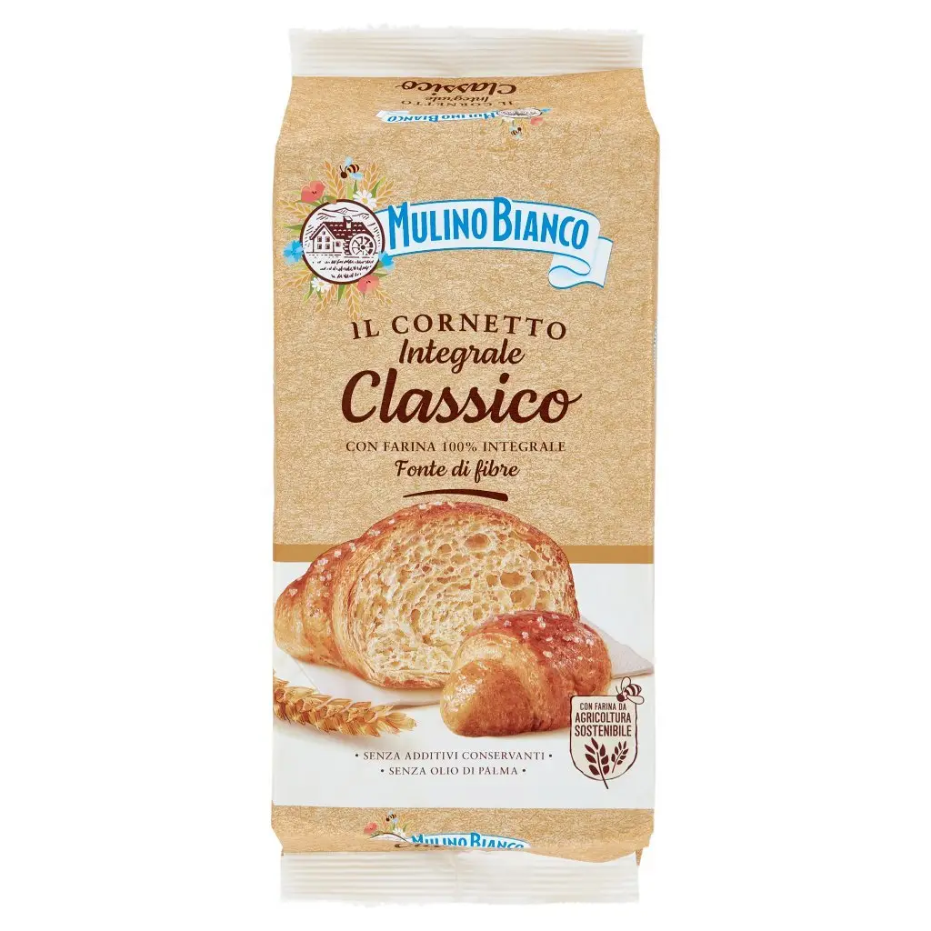Mulino Bianco Cookies | Merenda Full Croissants 100% Wholemeal Flour Mulino Bianco | Mulino Bianco Crackers | Mulino Bianco Biscotti | 8,4 Ounce Total - Image 4