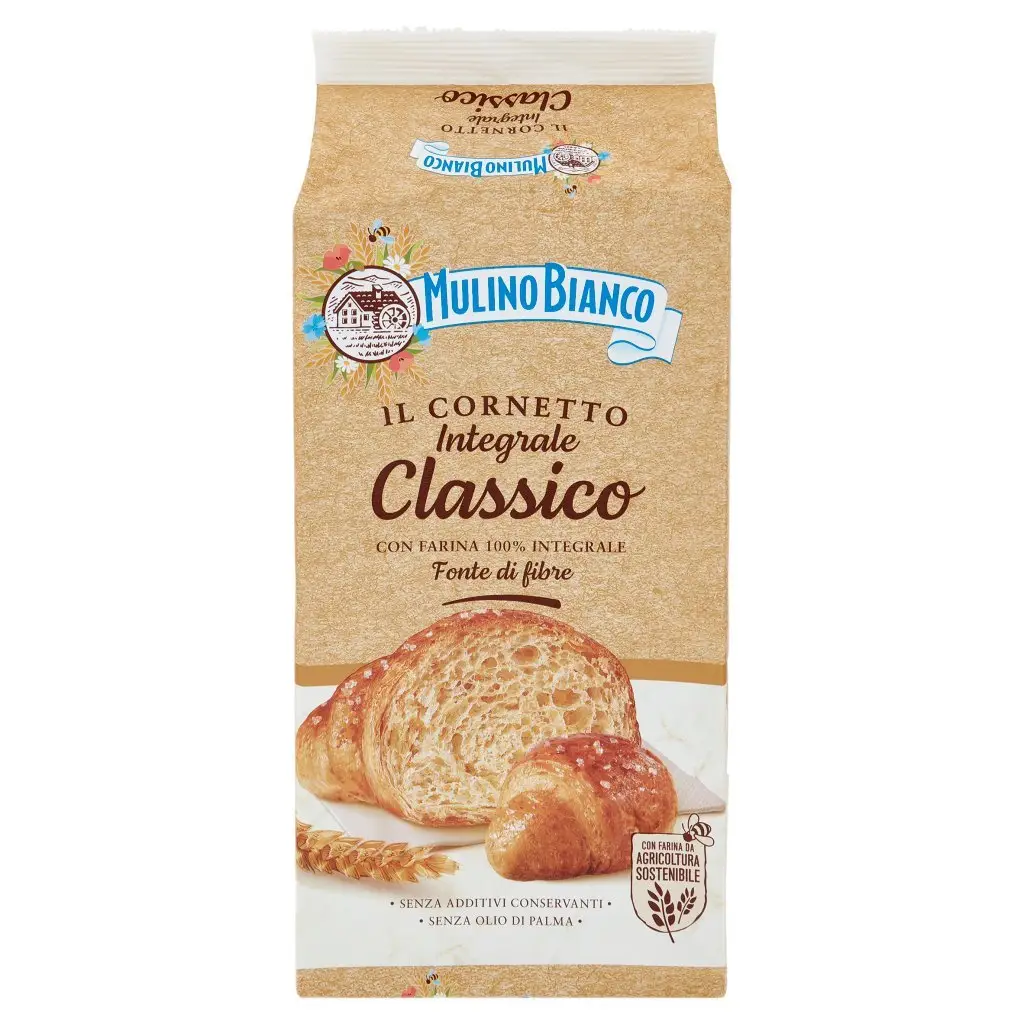 Mulino Bianco Cookies | Merenda Full Croissants 100% Wholemeal Flour Mulino Bianco | Mulino Bianco Crackers | Mulino Bianco Biscotti | 8,4 Ounce Total - Image 5