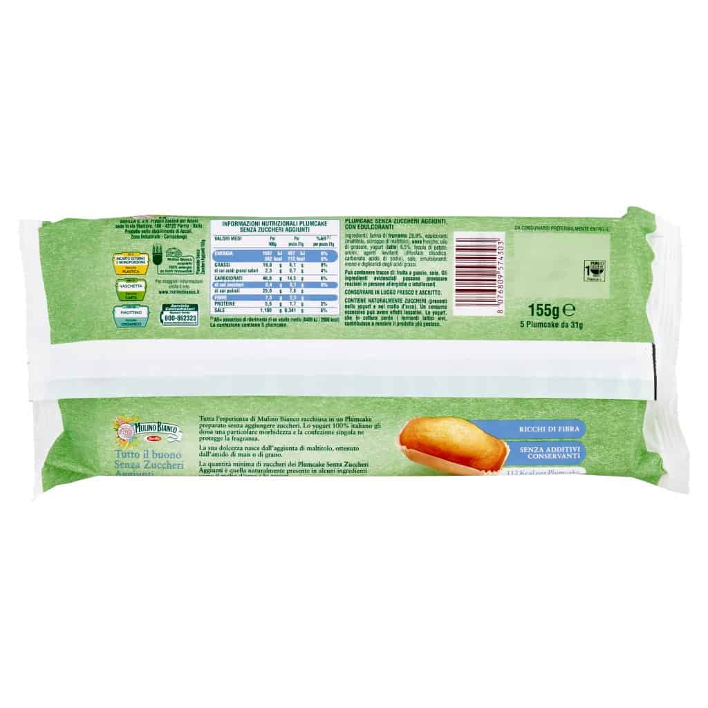 Biscoitos Mulino Bianco | Plumcake Snack sem açúcares adicionados Mulino Bianco | Crackers Mulino Bianco | Biscotti Mulino Bianco | 5,4 onças no total - Image 6