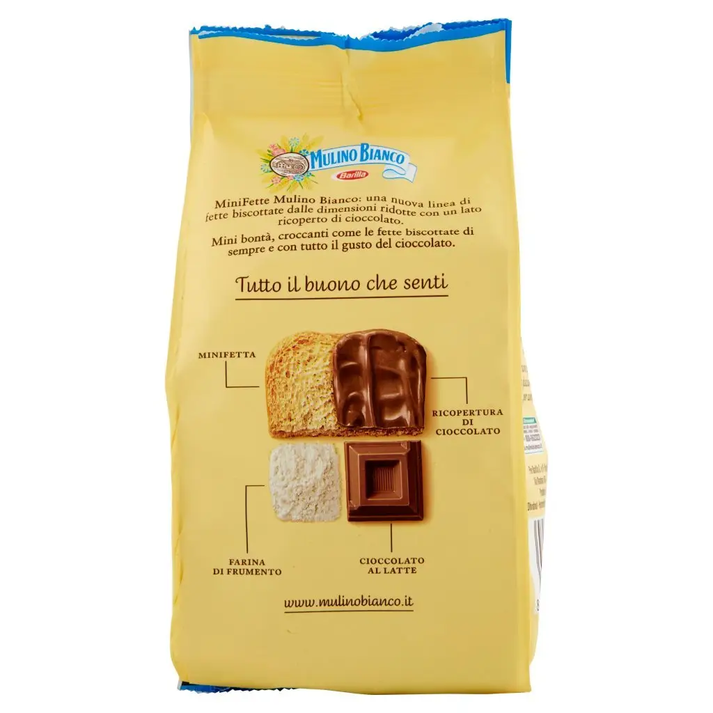 Biscoitos Mulino Bianco | Mini biscoitos com chocolate de leite Mulino Bianco | Crackers Mulino Bianco | Biscotti Mulino Bianco | 3,8 onças no total - Image 6