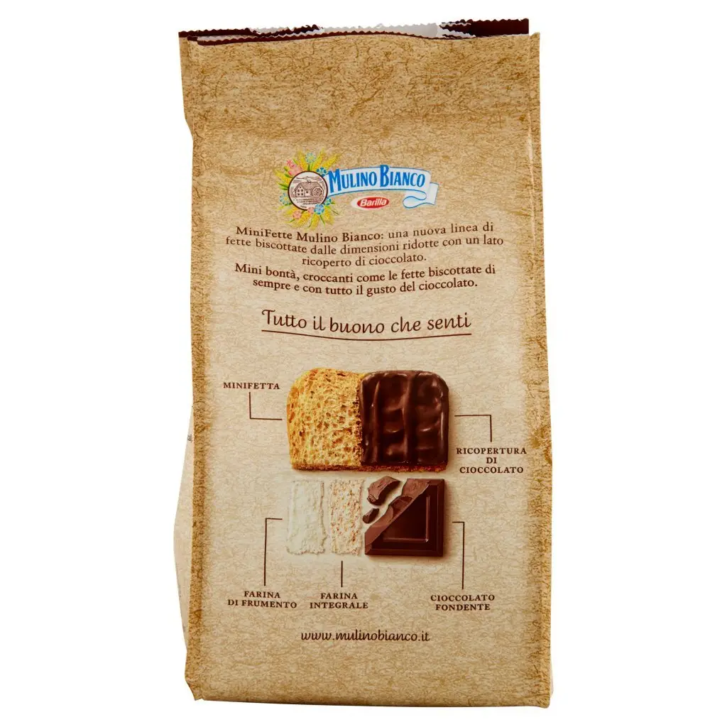 Mulino Bianco Cookies | Muline White Chocolate Mini Slices With Dark Chocolate | Mulino Bianco Crackers | Mulino Bianco Biscotti | 3,8 Ounce Total - Image 6