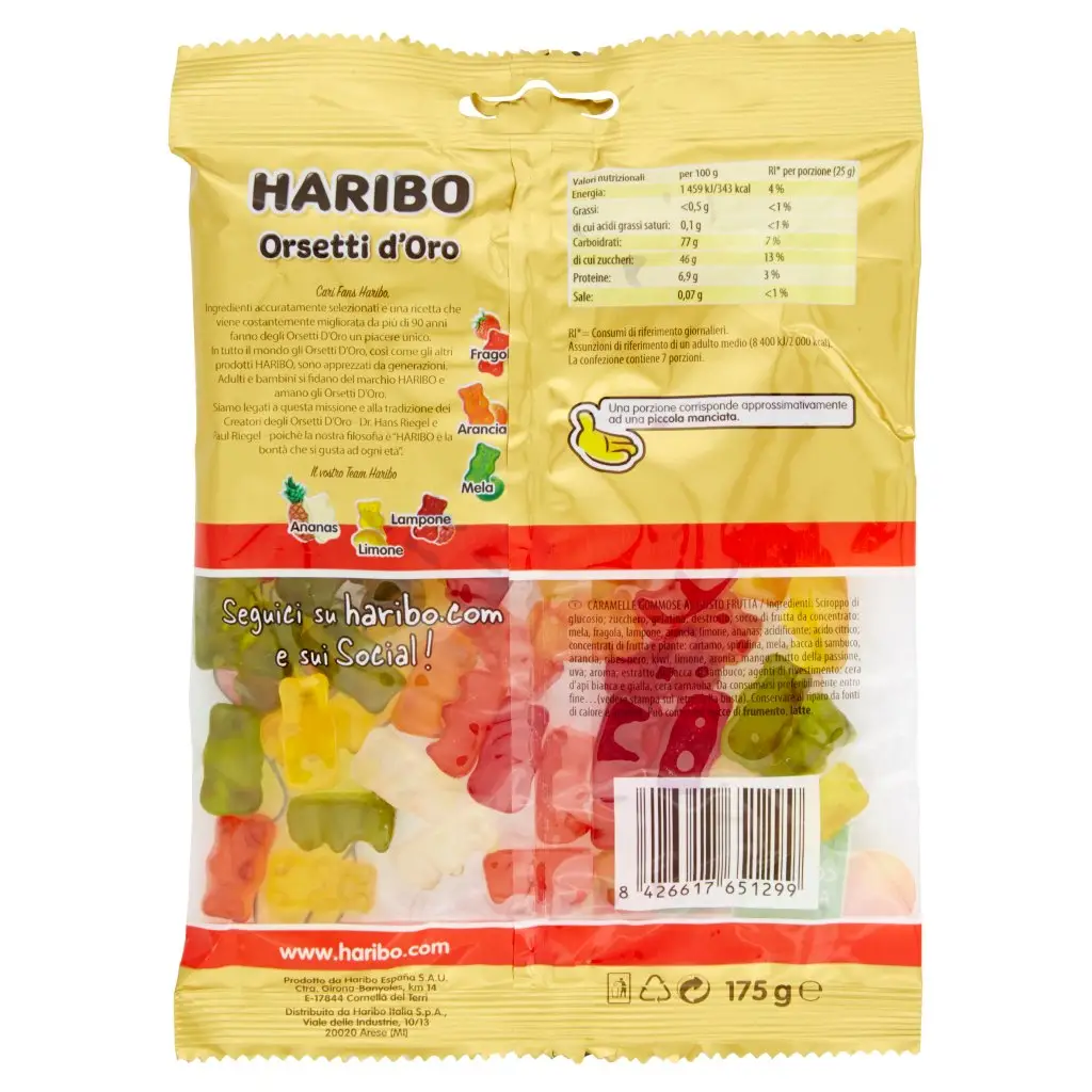 Haribo Candy | Haribo Gold Bears | Haribo Gummies | Haribo Sweets | 6,1 Ounce Total - Image 6