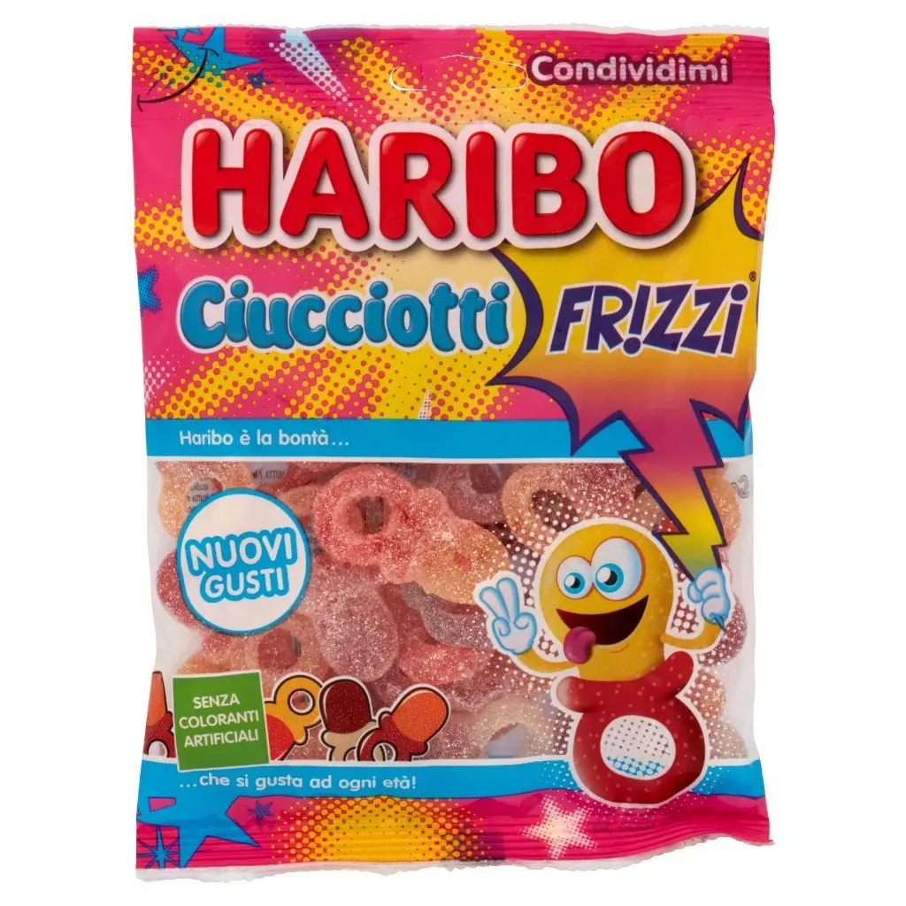 Haribo Candy | Ciucciotti Frizz Haribo | Haribo Gummies | Haribo Sweets | 6,1 Ounce Total - Image 4