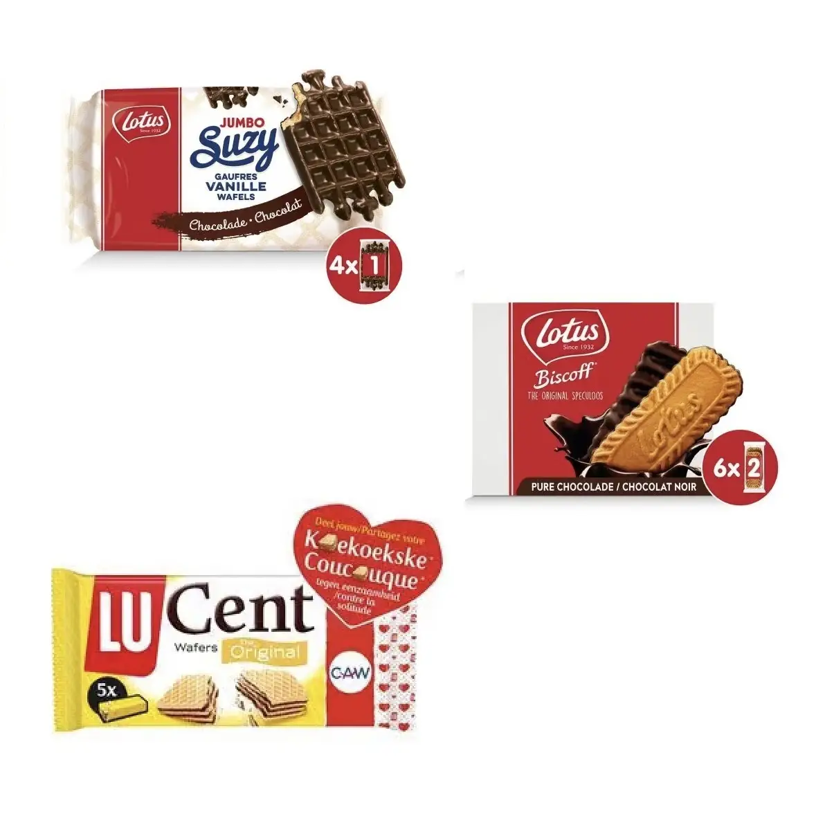 Pack económico Belgian Cookie Bliss (3 artículos)
