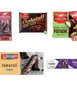 Pacote promocional Ultimate Belgian Dark Chocolate (5 itens)