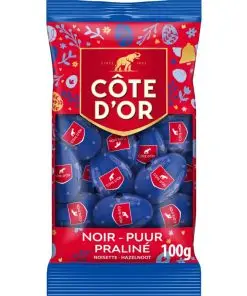 Ovos de Praliné de Chocolate Negro Belga Cote 'Or