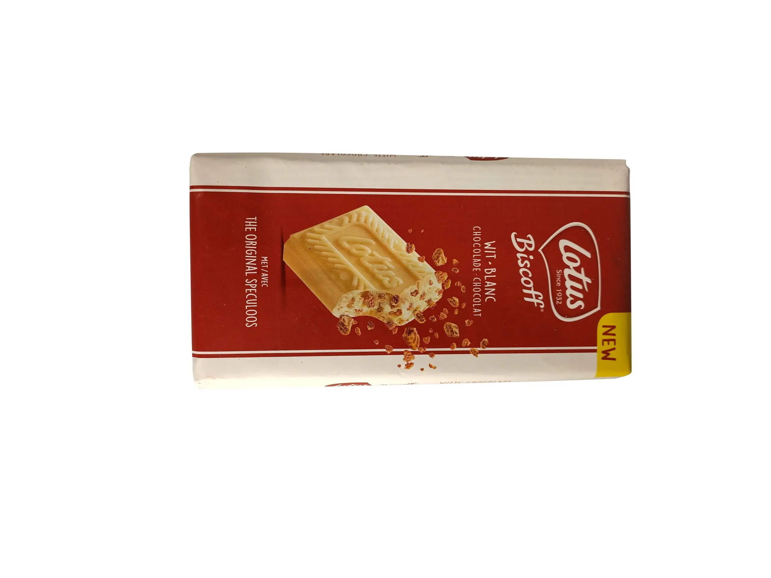 White Chocolate Biscoff Bar | Lotus Biscoff Chocolate Bar with Crispy Biscoff Pieces | 6.34 Oz/180 Gr - Image 2