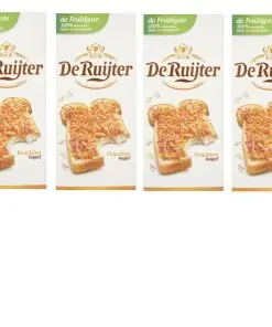 Hagelslag De Ruijter | Granulado de Fruta | De Ruijter | Granulado de Chocolate Holandês | 4 x 14 Oz