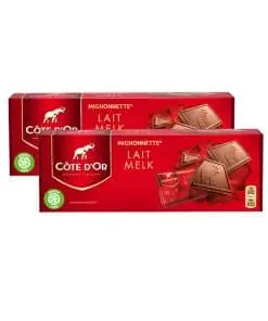 2x Côte D'Or Mignonnettes Pralines Milk Chocolate of 24 Pieces Each | Côte D'Or Chocolates | Belgian Chocolates | 2x 8,4 Ounce