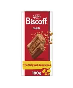 Biscoff Chocolate Bar | Lotus Biscoff Chocolate Bar with Crispy Biscoff Pieces | 6.34 Oz/180 Gr